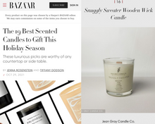 Load image into Gallery viewer, Snuggly Sweater named one of "The 19 Best Scented Candles To Gift This Holiday Season" by Harper's Bazaar
