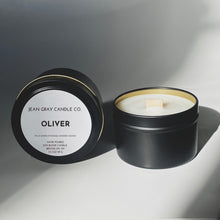 Load image into Gallery viewer, Oliver (Luxury Wooden Wick Travel Candle)