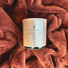 Load image into Gallery viewer, Scorpio SZN Candle *LIMITED EDITION* 12oz Wooden Wick Candle