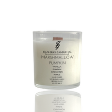Load image into Gallery viewer, Marshmallow Pumpkin (Vanilla-Pumpkin-Cinnamon-Maple) Wooden Wick Candle
