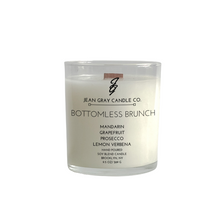 Load image into Gallery viewer, Bottomless Brunch (Mandarin-Grapefruit-Prosecco-Lemon Verbena) Wooden Wick Candle
