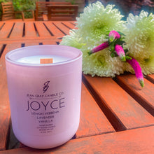 Load image into Gallery viewer, Mother&#39;s Day Limited Edition Joyce Wooden Wick Candle (MATTE LILAC VESSEL)

