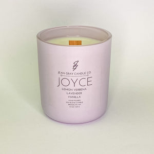 Mother's Day Limited Edition Joyce Wooden Wick Candle (MATTE LILAC VESSEL)