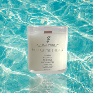 Rich Auntie Energy (Luxury Wooden Wick Candle)