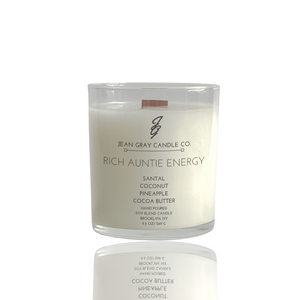 Rich Auntie Energy (Luxury Wooden Wick Candle)