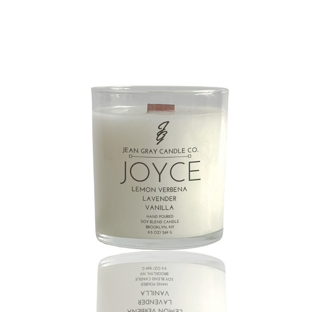 Joyce (Lemon Verbena-Lavender-Vanilla) Wooden Wick Candle