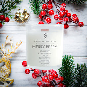 Merry Berry (Luxury Wooden Wick Candle)