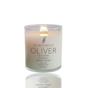 Oliver (Luxury Wooden Wick Candle)